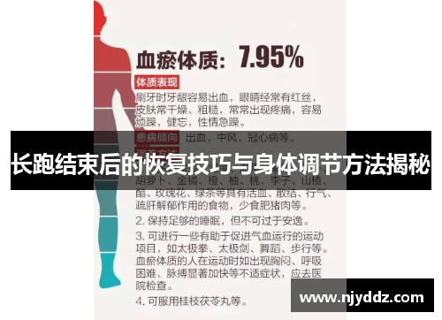 长跑结束后的恢复技巧与身体调节方法揭秘